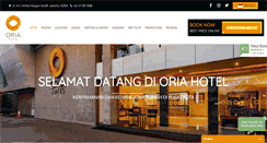 Desktop Screenshot of oriahotel.com